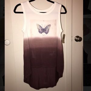 American eagle ombré butterfly tank XS/S